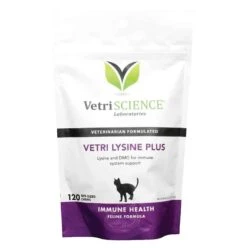 Vetri Lysine Plus Immune Health Feline Soft Chews 120 Ct