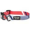 Wolfgang USA National Red, White & Blue Dog Collar -UPCO Popular Shop Wolfgang US National Dog Collar