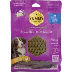 Yummy Combs Dental Treats For Medium Dogs 25-50 Lbs 15 Ct (12 Oz)