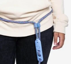 Zee Dog Hands Free Dog Leash Sky Blue Multicolor -UPCO Popular Shop ZeeDog Hands Free Leash Blue Multi 3 1