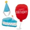 ZippyPaws Birthday Box Dog Toy Set Of 3 -UPCO Popular Shop ZippyPaws Birthday Box Blue 3
