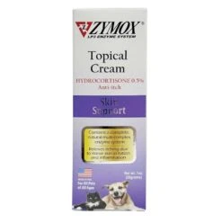 Zymox Topical Cream With Hydrocortisone 0.5% Anti-Itch For Pets 1oz