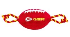 NFL Kansas City Chiefs Football Dog Toy
