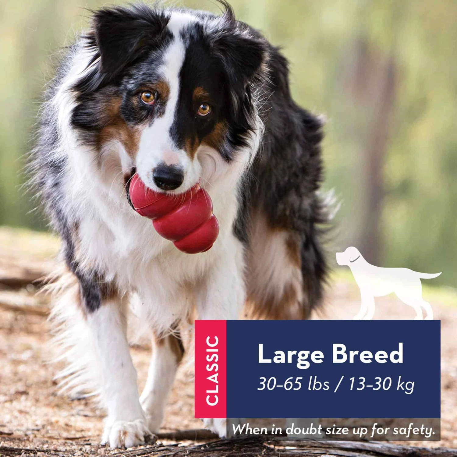 KONG Original Red Classic KONG Dog Toy X-Large 4 KONG Original Red Classic KONG Dog Toy X-Large - Image 2