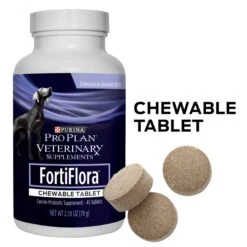 Purina ProPlan® FortiFlora® Supplement Chewable Tablets 45 Ct -UPCO Popular Shop ff canine package front rd 45