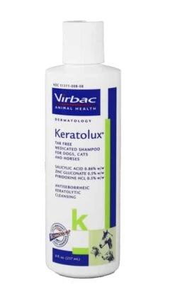 Virbac Keratolux® Medicated Shampoo For Dogs & Cats 8 Oz