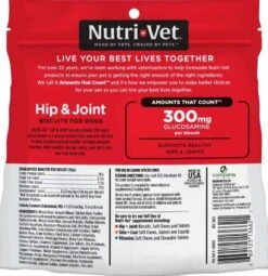 Nutri-Vet Hip & Joint Dog Biscuits LARGE 6 Lb 13 Nutri-Vet Hip & Joint Dog Biscuits LARGE 6 Lb -UPCO Popular Shop nutri Vet Hip Joint 6 lb BACK