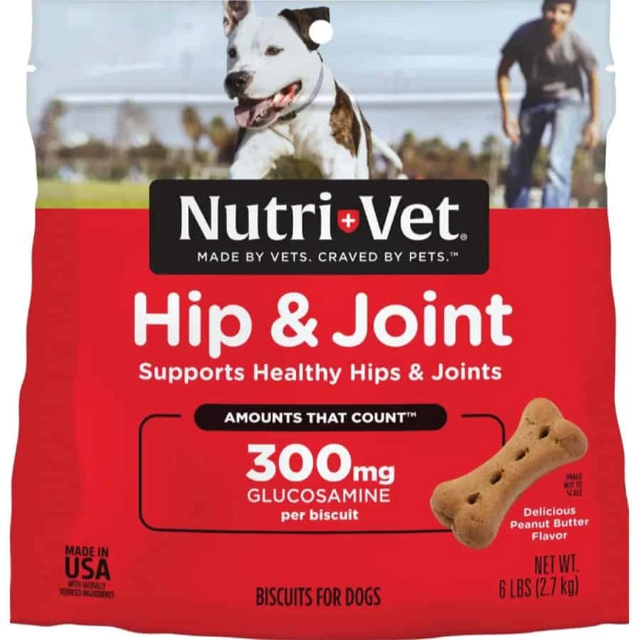 Nutri-Vet Hip & Joint Dog Biscuits LARGE 6 Lb 3 Nutri-Vet Hip & Joint Dog Biscuits LARGE 6 Lb