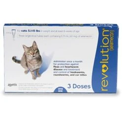 Pfizer Revolution Topical Flea Protection For Cats 5-15 Lbs (6 Pack)