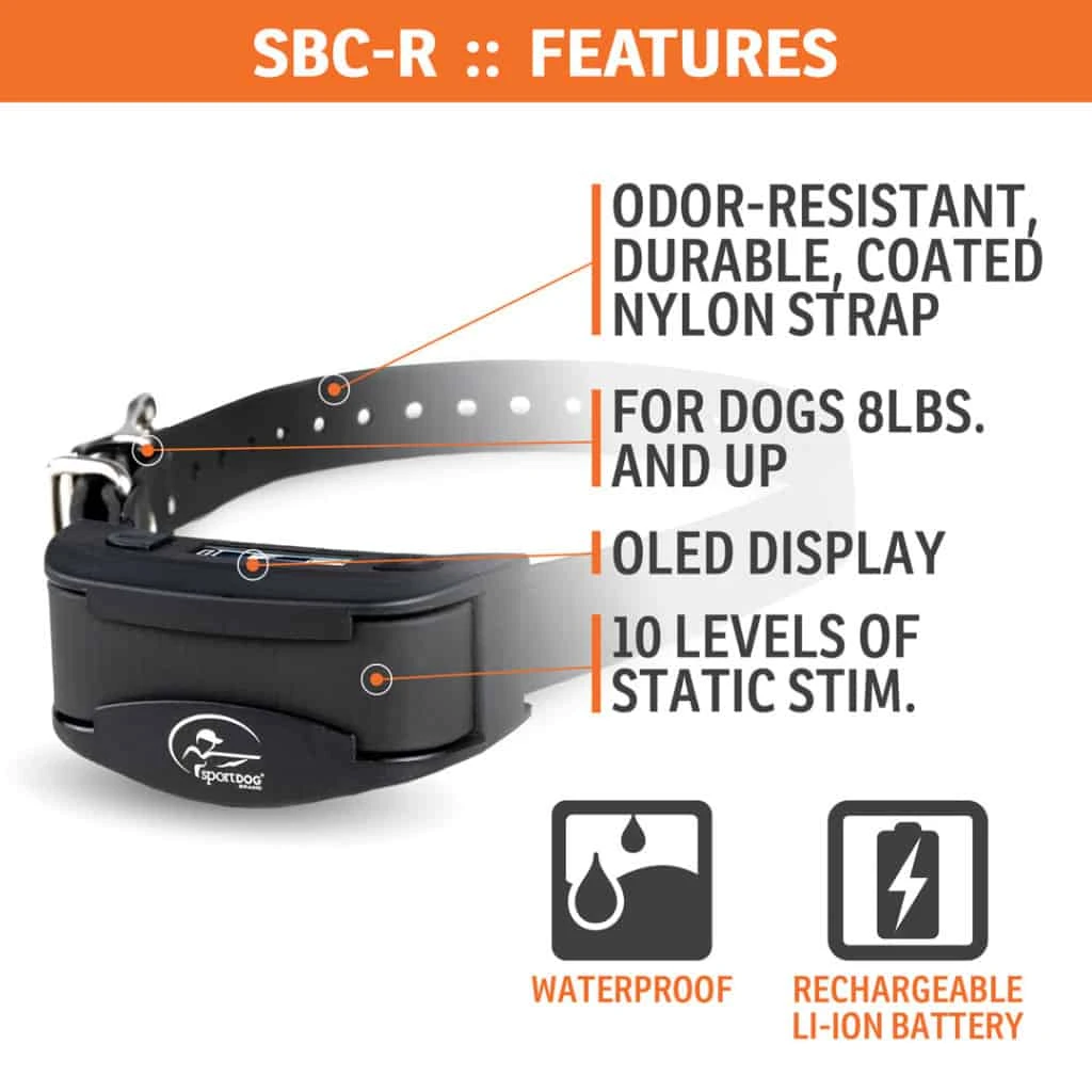 SportDog® NOBARK SBC-R Premium Training Bark Dog Collar 5 SportDog® NOBARK SBC-R Premium Training Bark Dog Collar - Image 3