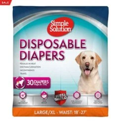Simple Solution Disposable Diapers Large/XL 12 Ct